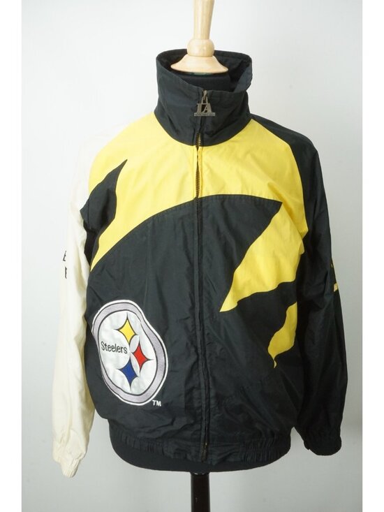 Logo Athletic Other - Logo Athletic VINTAGE Steelers Shark Tooth Black Yellow White Sz M